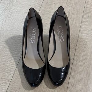 Michael Kors Glossy Black Heels